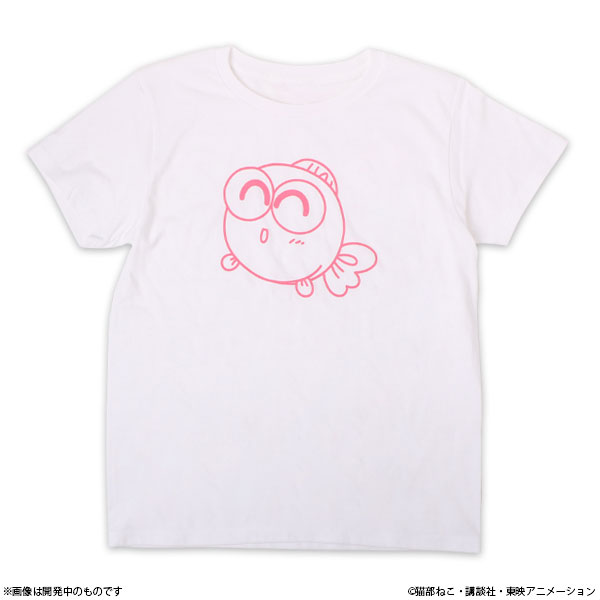 Goldfish Warning! Gyopi-chan Print T-shirt White XL