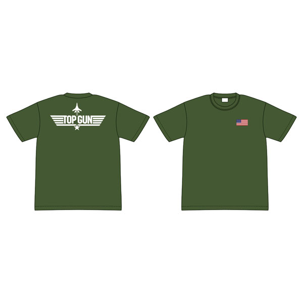 TOP GUN TOP GUN T-shirt (OD) L