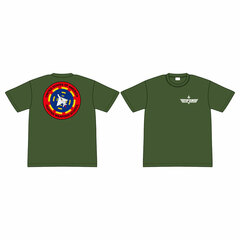TOP GUN Fighter Weapon School T-shirt (OD) L