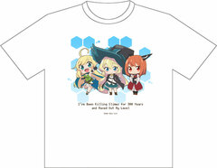 Slime Taoshite 300-nen, Shiranai Uchi ni Level Max ni Natte mashita T-shirt Azusa & Laika & Halkara M
