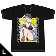 Kyuukyoku Shinkashita Full Dive RPG ga Genjitsu yori mo Kusoge- dattara T-shirt [Reona] L Size