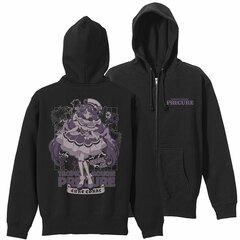 Tropical-Rouge! Pretty Cure Cure Coral Zip Hoodie /BLACK-XL