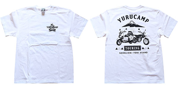 Yuru Camp TOURING T-shirt White L