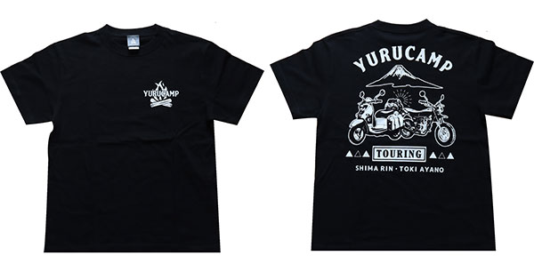 Yuru Camp TOURING T-shirt Black L