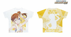 THE IDOLM@STER Million Live! Mami Futami Ani-Art Full Graphic T-shirt Unisex XL