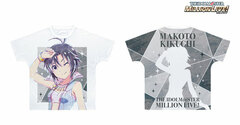 THE IDOLM@STER Million Live! Makoto Kikuchi Ani-Art Full Graphic T-shirt Unisex XL