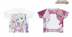 THE IDOLM@STER Million Live! Takane Shijou Ani-Art Full Graphic T-shirt Unisex S