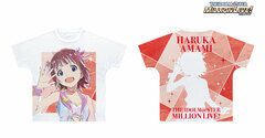 THE IDOLM@STER Million Live! Haruka Amami Ani-Art Full Graphic T-shirt Unisex S