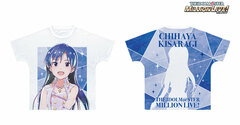THE IDOLM@STER Million Live! Chihaya Kisaragi Ani-Art Full Graphic T-shirt Unisex L