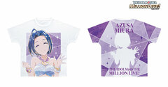 THE IDOLM@STER Million Live! Azusa Miura Ani-Art Full Graphic T-shirt Unisex M