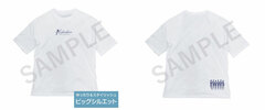 Bakuten!! Big Silhouette T-shirt Ao High School L