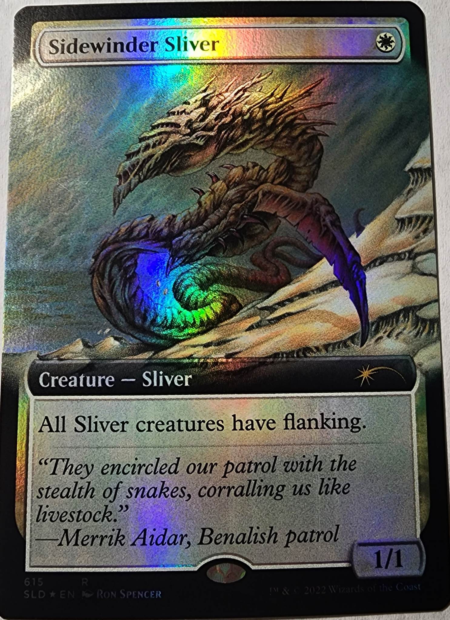 Sidewinder Sliver - Foil - Extended Art