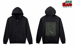 Nintama Rantaro 6th Years Back Print Zip Hoodie Ladies' XL