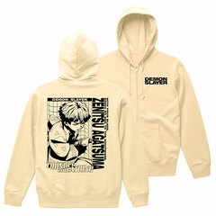 Demon Slayer: Kimetsu no Yaiba Zenitsu Agatsuma Zip Hoodie /NATURAL-S