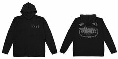Movie High School Fleet Harekaze II Thin Dry Hoodie /BLACK-S