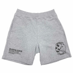 Movie High School Fleet Harekaze II Emblem Sweat Shorts /HEATHER GRAY-M
