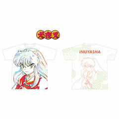 InuYasha InuYasha Ani-Art Full Graphic BIG Silhouette T-shirt Unisex M