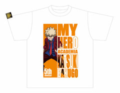 My Hero Academia T-shirt 5th Anniversary Bakugo