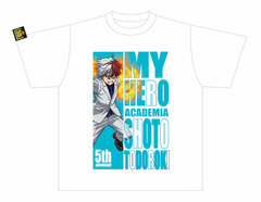 My Hero Academia T-shirt 5th Anniversary Todoroki