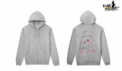 Girls' Frontline Kar98k lette-graph Back Print Zip Hoodie Ladies' M