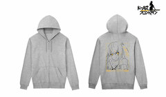 Girls' Frontline UMP45 lette-graph Back Print Zip Hoodie Ladies' L