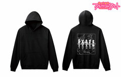 Dropout Idol Fruit Tart Ani-Sketch Back Print Hoodie Ladies' L