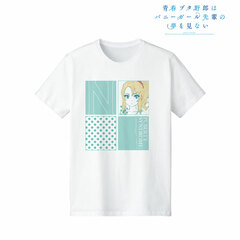Rascal Does Not Dream of Bunny Girl Senpai Nodoka Toyohama lette-graph T-shirt Ladies' L