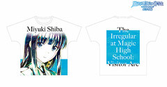 Mahouka Koukou no Rettousei Visitor Arc Miyuki Shiba Ani-Art Full Graphic T-shirt Unisex XL