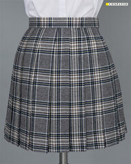COSPATIO Original Pleats Skirt Gray Check Renewal Ver. M