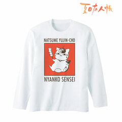 Natsume Yuujinchou New Illustration Nyanko Sensei Autumn-leaf Viewing ver. Long T-shirt Unisex L