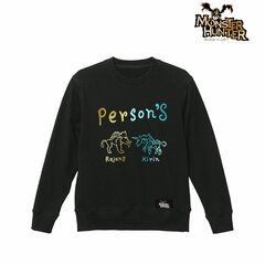 Monster Hunter PERSON'S Collaboration Rajang & Kirin Foiled Print Sweatshirt Ladies' M