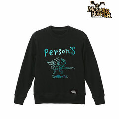 Monster Hunter PERSON'S Collaboration Velkhana Foiled Print Sweatshirt Ladies' XL