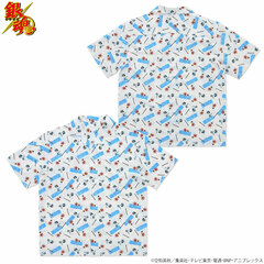 Gintama Motif Pattern Design Shirt Gintoki Sakata S