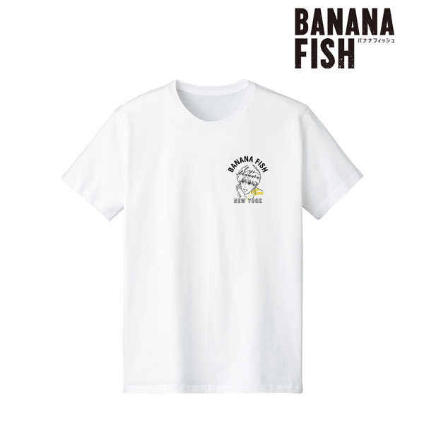 BANANA FISH Eiji Okumura lette-graph T-shirt Ladies S