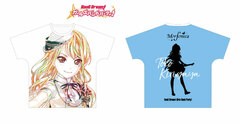 BanG Dream! Girls Band Party! Toko Kirigaya Ani-Art Full Graphic T-shirt vol.3 Unisex S