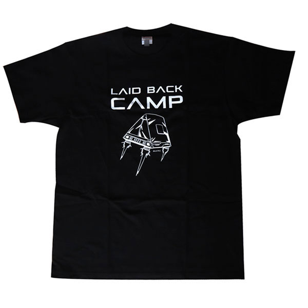 Yuru Camp Tent Rocket T-shirt Black M