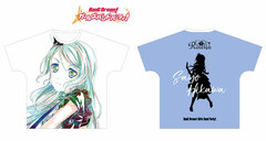 BanG Dream! Girls Band Party! Sayo Hikawa Ani-Art Full Graphic T-shirt vol.3 Unisex XL