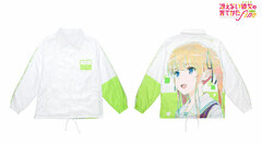 Saekano: How to Raise a Boring Girlfriend Fine Eriri Spencer Sawamura Ani-Art Full Graphic Coach Jacket Unisex M