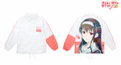 Saekano: How to Raise a Boring Girlfriend Fine Utaha Kasumigaoka Ani-Art Full Graphic Coach Jacket Unisex L
