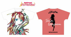 BanG Dream! Girls Band Party! Tomoe Udagawa Ani-Art Full Graphic T-shirt vol.3 Unisex M