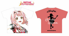 BanG Dream! Girls Band Party! Himari Uehara Ani-Art Full Graphic T-shirt vol.3 Unisex XL