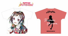 BanG Dream! Girls Band Party! Tsugumi Hazawa Ani-Art Full Graphic T-shirt vol.3 Unisex M