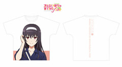 Saekano: How to Raise a Boring Girlfriend (Saenai Heroine no Sodatekata) Fine New Illustration Illustration Utaha Summer Outing ver. Full Graphic T-shirt Unisex M