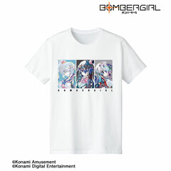 Bomber Girl Shiro & Kuro & Gray Ani-Art T-shirt Ladies' M