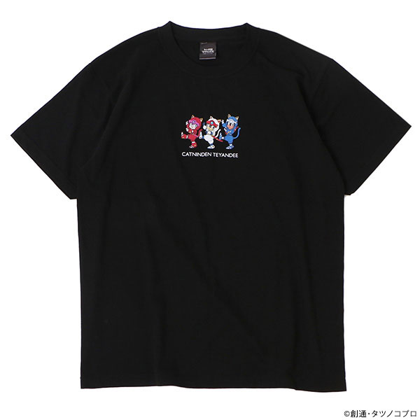 Samurai Pizza Cats Nyanki Tee Black XL
