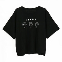Dakaretai Otoko 1-i ni Odosarete Imasu. NYANS T-shirt Black M Size