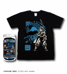 Demon Slayer: Kimetsu no Yaiba Japan Exclusive Bottle T-shirt Japan/Black L