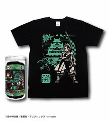 Demon Slayer: Kimetsu no Yaiba Japan Exclusive Bottle T-shirt Osaka/Black XL