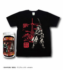 Demon Slayer: Kimetsu no Yaiba Japan Exclusive Bottle T-shirt Tokyo/Black XL