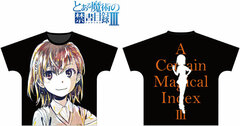 Toaru Majutsu no Index III Mikoto Misaka Ani-Art Full Graphic T-shirt Unisex M